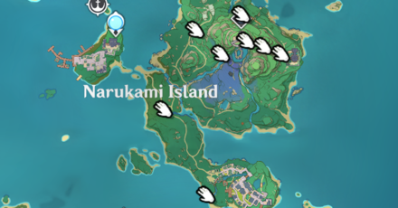 Inazuma - Inazuma Local Specialty Locations for Onikabuto