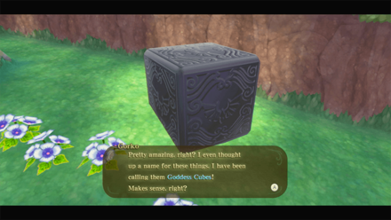 Zelda Skyward Sword - Goddess Cube