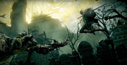 Elden Ring Jumping on Foot