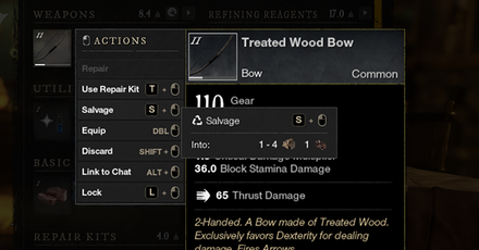 New World - Salvage Repair Parts