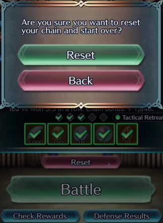 Reset the Arena FEH