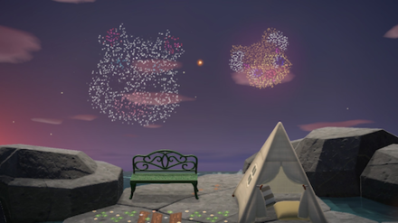 ACNH - Alice Fireworks