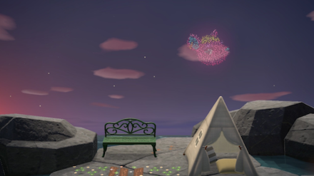 ACNH - Fuchsia Fireworks