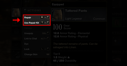 New World - How to Repair Step 2