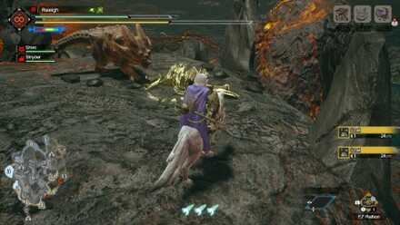 Monster Hunter Rise - 1st Bonepile in Lava Caverns