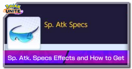 Held Item - Sp. Atk. Specs Banner