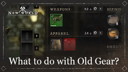 New World - What to do with Old Gear