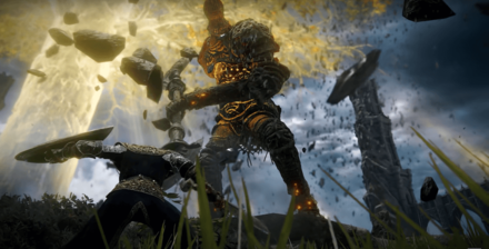 Elden Ring One-armed Giant Boss