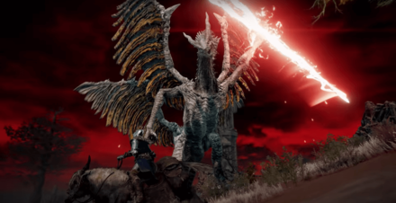 Elden Ring Four-Winged Dragon Boss