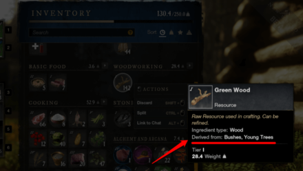 New World - Resource Derivation