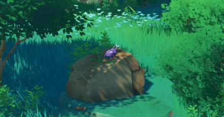 Genshin - Onikabuto on a Rock