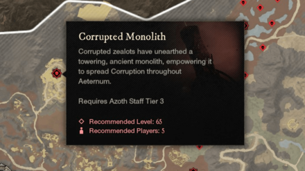 New World - Corrupted Breach Level Requirements