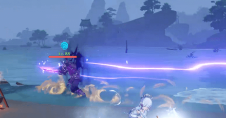 Genshin - Kairagi Dancing Thunder - Forward Thrust