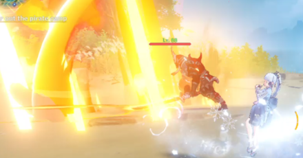 Genshin - Kairagi Fiery Might - Jump Slash