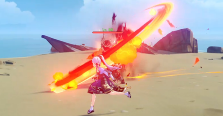 Genshin - Kairagi Fiery Might - Three Hit Strike