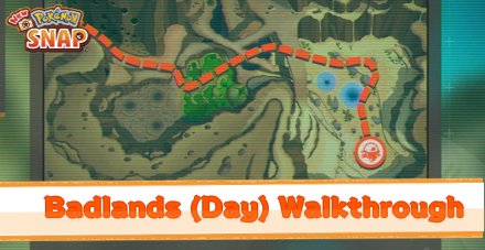 New Pokemon Snap - Badlands (Day) Walkthrough