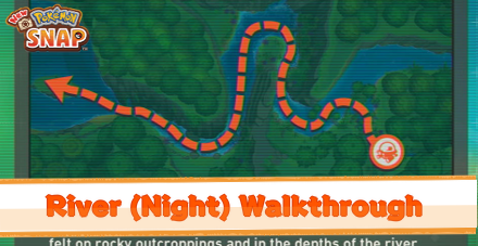 New Pokemon Snap - River (Night) Walkthrough