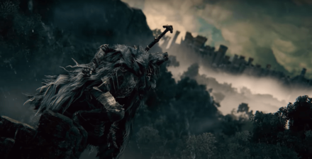 Elden Ring Wolf Knight in the Rain
