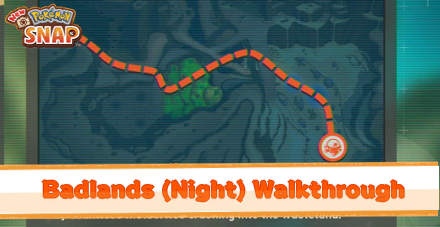 New Pokemon Snap - Badlands (Night) Walkthrough