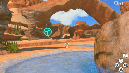 New Pokemon Snap - Badlands (Day) Alternate Route Ride the Geyser