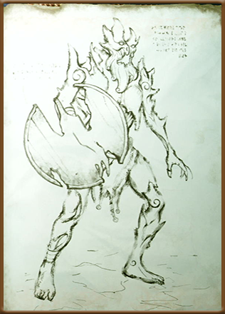 Draugr (Shield) Bestiary Entry