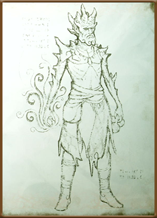 Hel-Shadow Archer Bestiary Entry