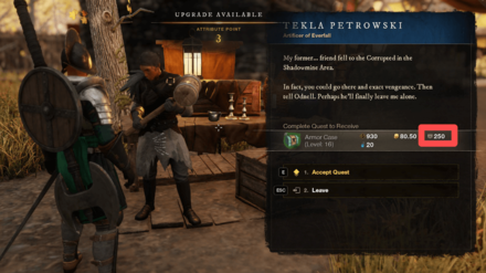 New World - Territory Standing Quest Reward