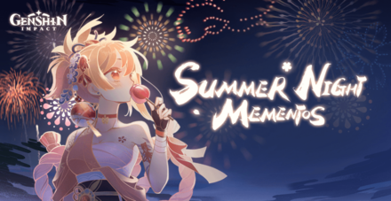 Genshin Impact - Summer Night Mementos Web Event