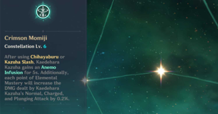 Genshin - Constellation 6 Crimson Momiji