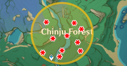 Genshin - Lost Riches - Treasurea Area 1 Locations