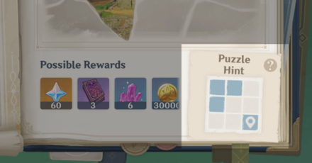 Genshin - Special Treasure 1 Puzzle Hint