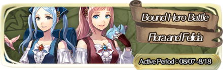 Bound Hero Battle: Felicia & Flora Banner