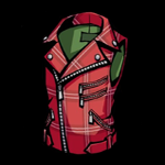Red Biker Vest