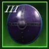 Syndicate Scrivener Round Shield Image