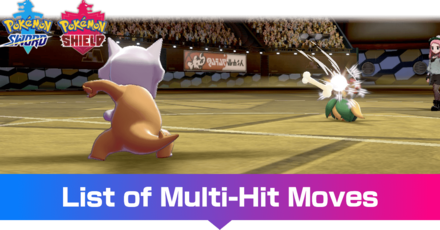 Pokemon Sword and Shield - List of Multi-Hit Moves