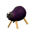 Eggplant Cow Image