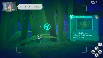 New Pokemon Snap - Side Path (Night) Research Spot1