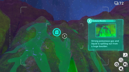 New Pokemon Snap - Badlands (Night) Research Spot4