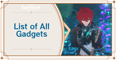 Genshin - List of Gadgets