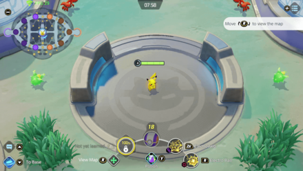 Pokemon UNITE - How to Move the Camera Freely for Nintendo Switch - Press L Button.png
