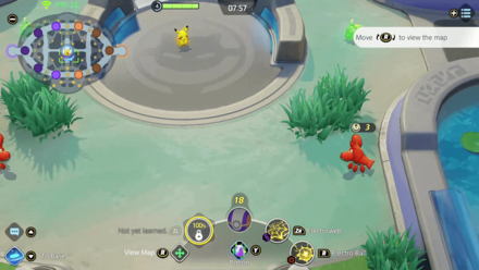 Pokemon UNITE - How to Move the Camera Freely for Nintendo Switch - Use Right Joy Stick.png
