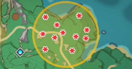 Genshin - Lost Riches - Treasure Area 11 Locations