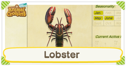 Lobster Times and How To Catch | Animal Crossing: New Horizons