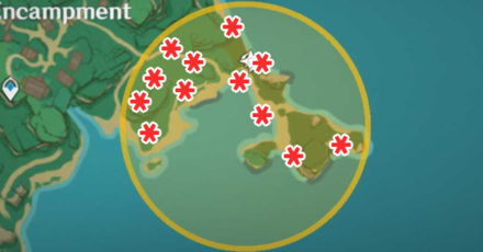 Genshin - Lost Riches - Treasure Area 13 Locations