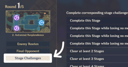 Genshin - How to See Individual Mastery Challenges