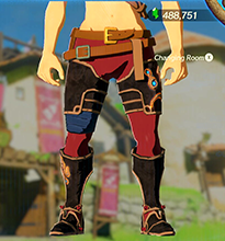 Prototype Ancient Greaves Crimson