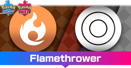 Pokemon Sword and Shield - Flamethrower