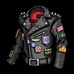 Patched Biker Jacket