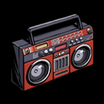 Retroesque Boom Box