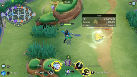 Shell Bell Test - Move Type - Melee